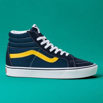 Damske Kotnikove Tenisky Vans Sport Comfycush Sk8-Hi Reissue Modre VA59EZFQB